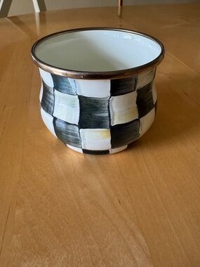 Mackenzie Childs Courtly Check Sugar Bowl